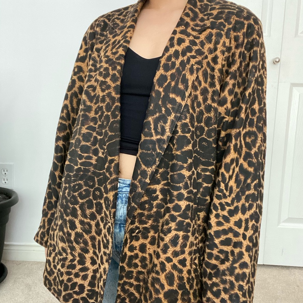 Animal print blazer/jacket